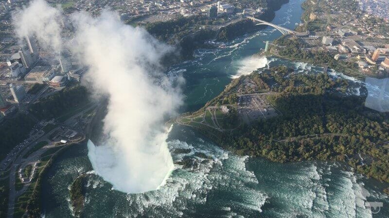 niagara falls vista pájaro