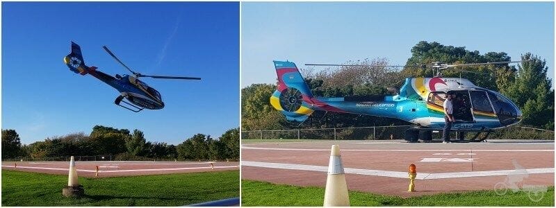 helicopteros en las cataratas del niagara