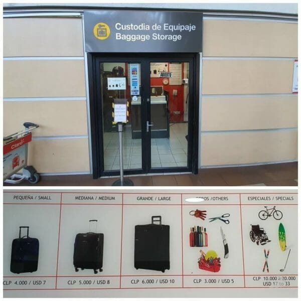 custodia de equipajes aeropuerto santiago chile