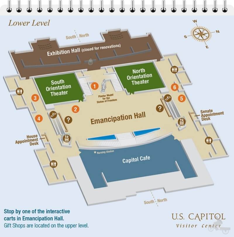 visitor center capitolio washington