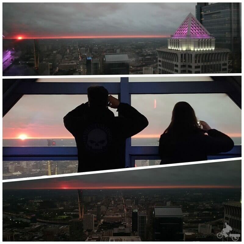 atardecer-one liberty observation deck