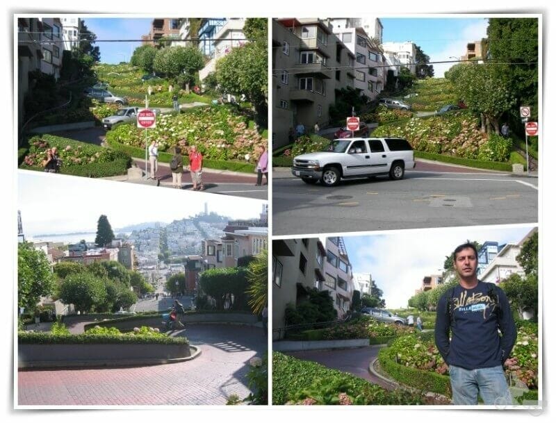Lombard street - qué visitar en San Francisco