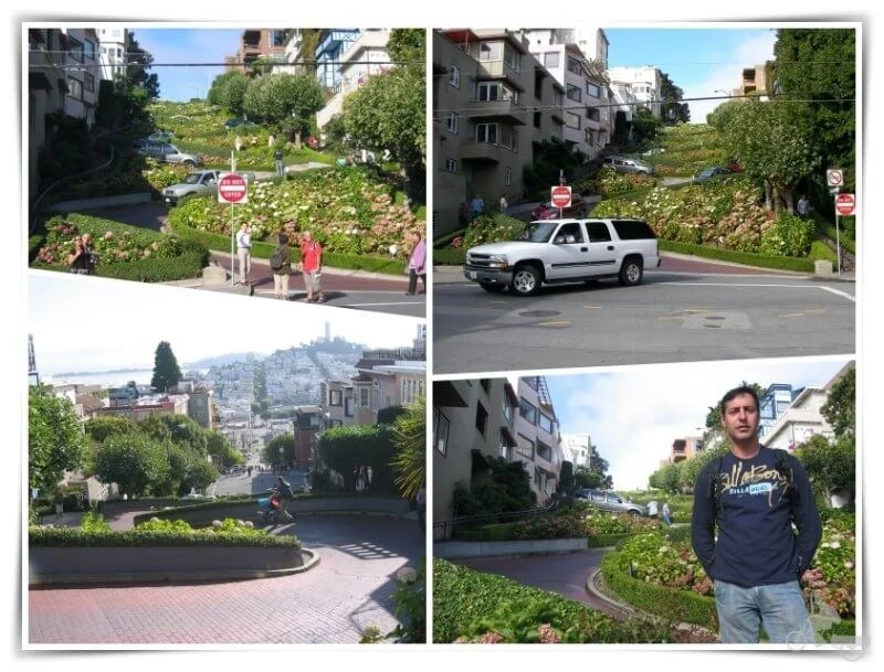 Lombard street - qué visitar en San Francisco