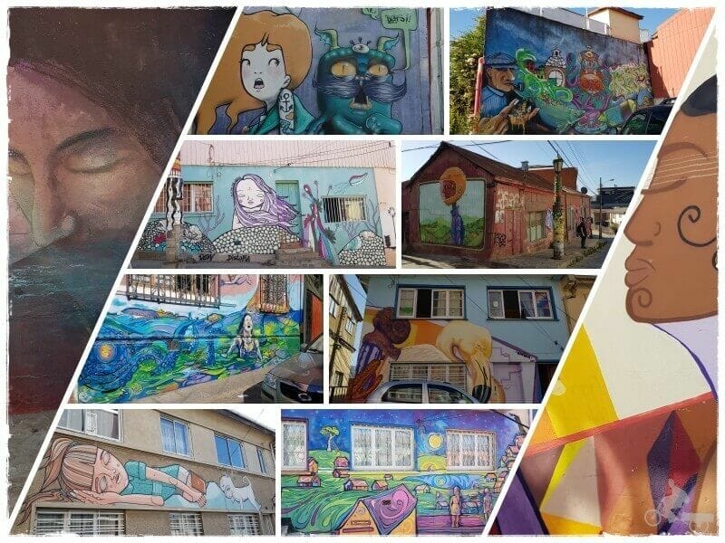 murales del Museo del Cielo abierto en el Cerro Bellavista