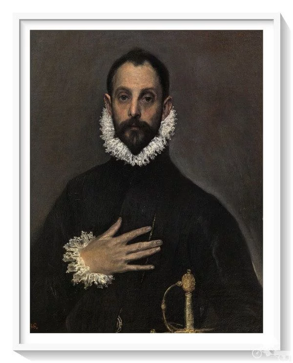 caballero de la mano en el pecho del Greco - qué ver en el museo del Prado