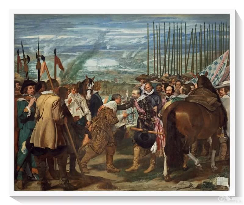 Rendición de Breda o las Lanzas - mejores obras del museo del Prado