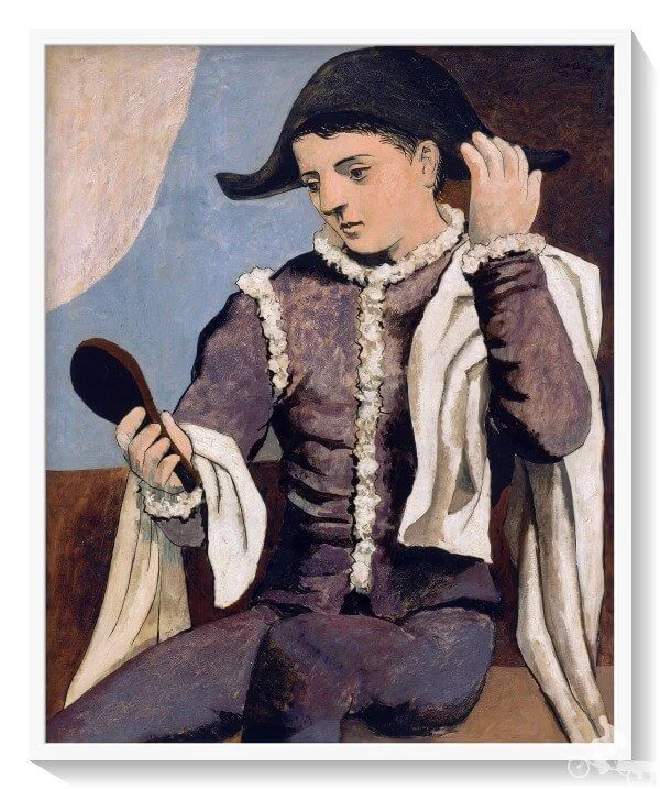 arlequin espejo Picasso - museo Thyssen Bornemisza