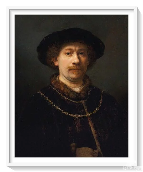 autorretrato gorra dos cadenas - museo Thyssen Bornemisza