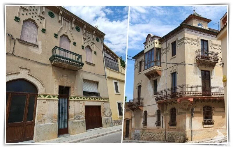 casas modernistas de Moja
