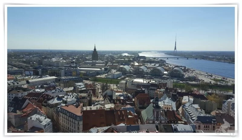 iglesia de San Pedro de Riga vistas desde la torre