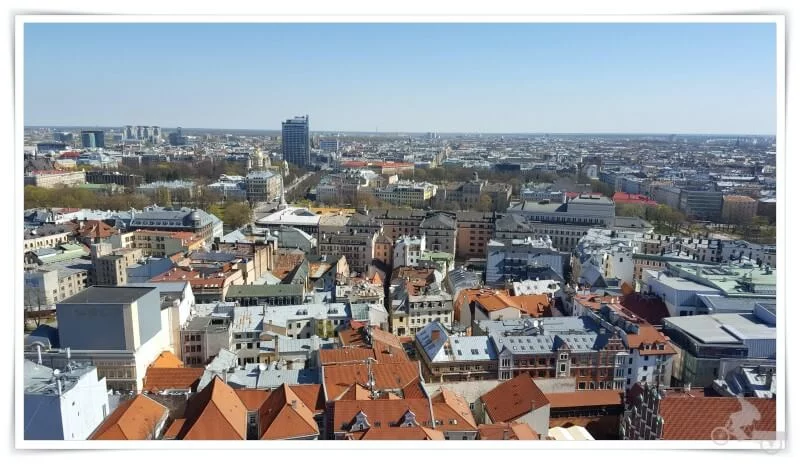iglesia de San Pedro de Riga vistas desde la torre