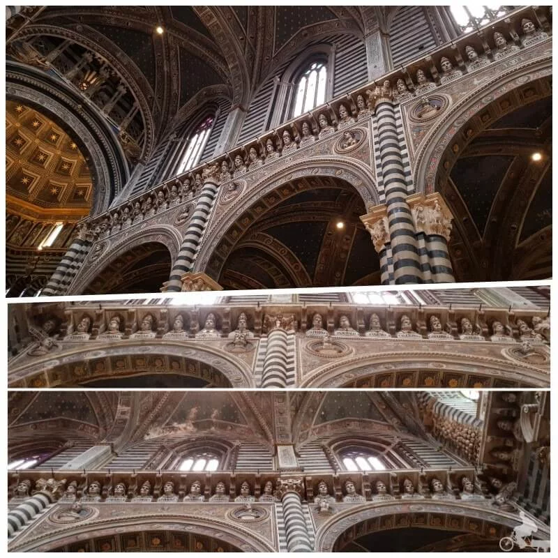 papas esculturas nave principal duomo de siena