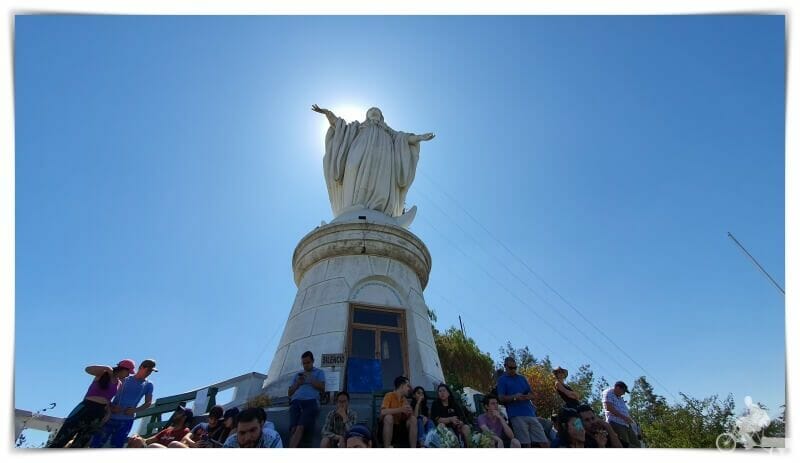 virgen cerro de San Cristóbal - qué ver en santiago de Chile en 2 días