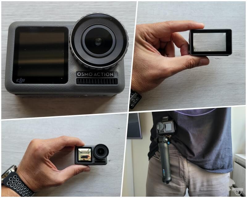 cámara dji osmo action - gadgets de viaje