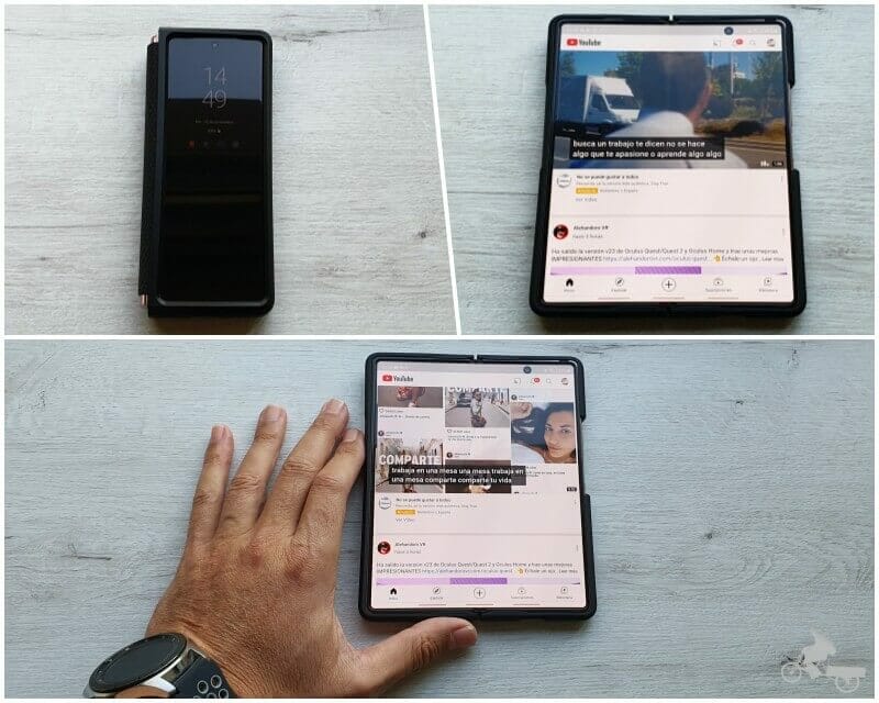 samsung galaxy z fold 2 - tecnología para viajes