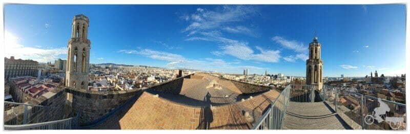 terraza de la catedral del Mar