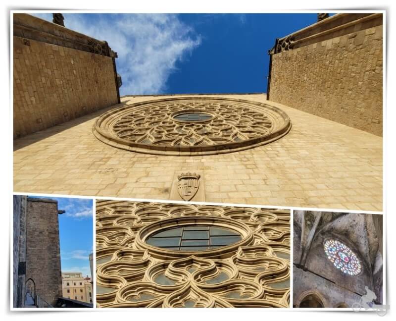rosetón catedral del mar