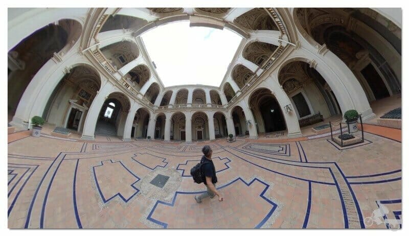 patio de Armas del palacio de Marqués de Santa Cruz