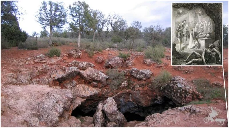 cueva de montesinos en Ruidera - ruta del Quijote