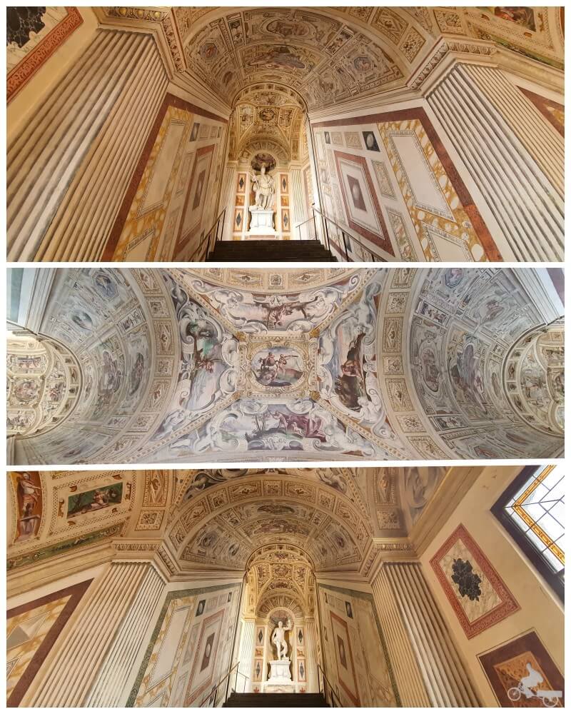 escalera palacio Álvaro Bazan