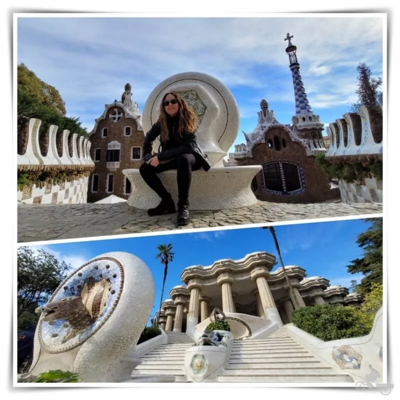 escalinata del dragon park guell