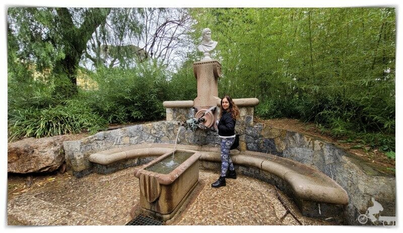 Fuente de Hércules de Gaudí - Jardines del Palacio de Pedralbes