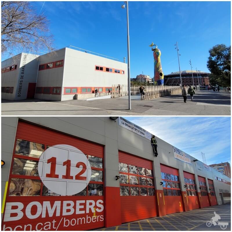 parque bomberos parc joan -miro