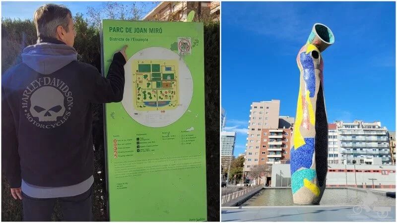 qué ver en el parque de Joan Miró