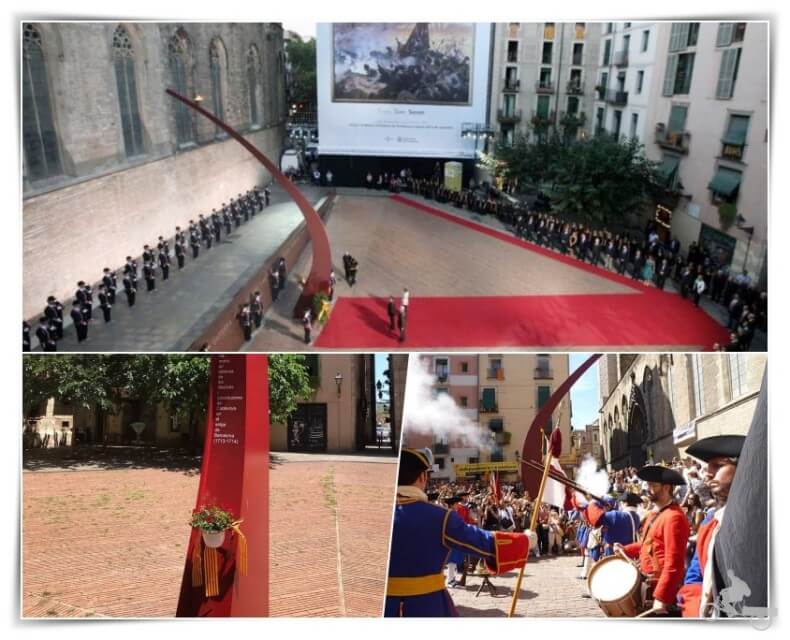 11 septiembre en el fossar de les Moreres