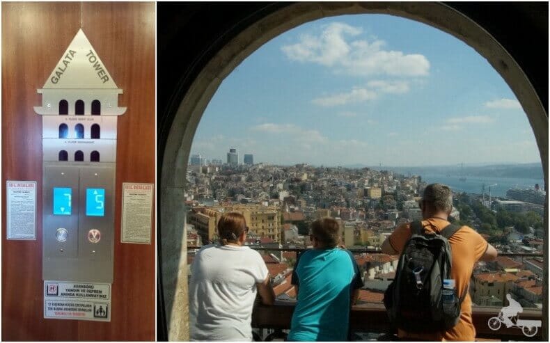 ascensor mirador torre galata