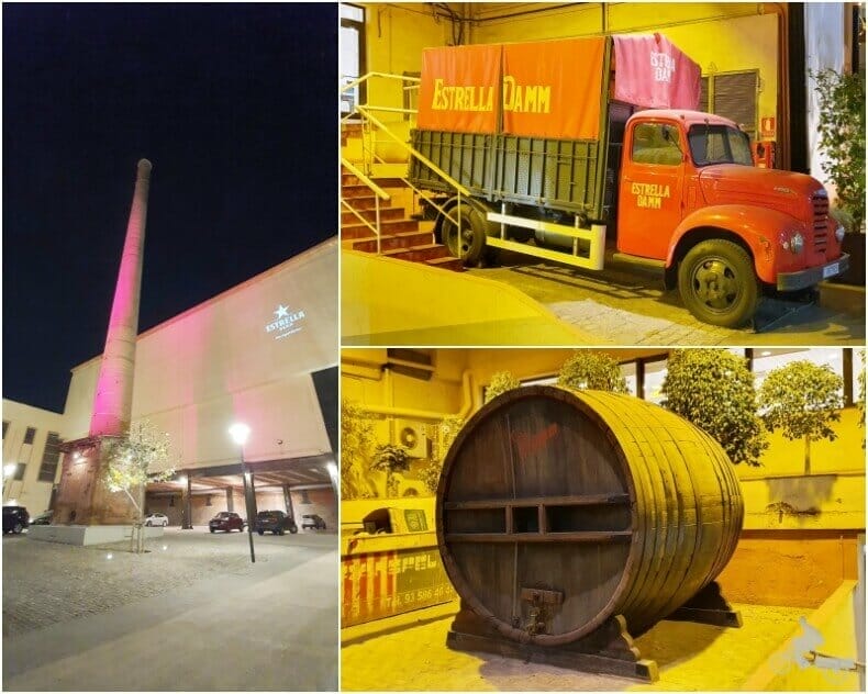 chimenea de la fabrica antigua estrella damm