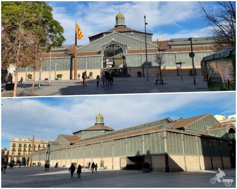 fachada del mercado de El Born