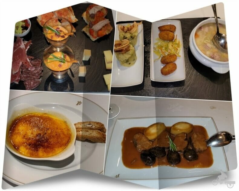 menu del parador de la Seu d´Urgell