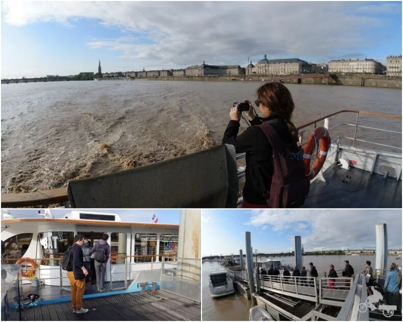 navegar el río Garona en Burdeos