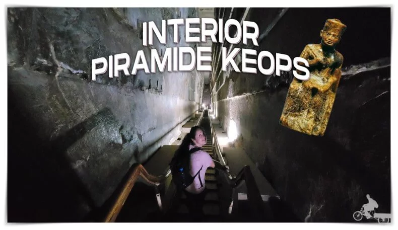 interior de la pirámide de Keops