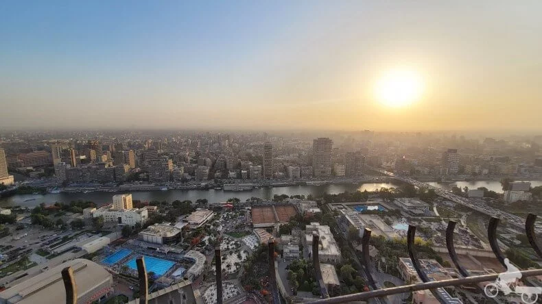 vistas desde la Torre de El Cairo