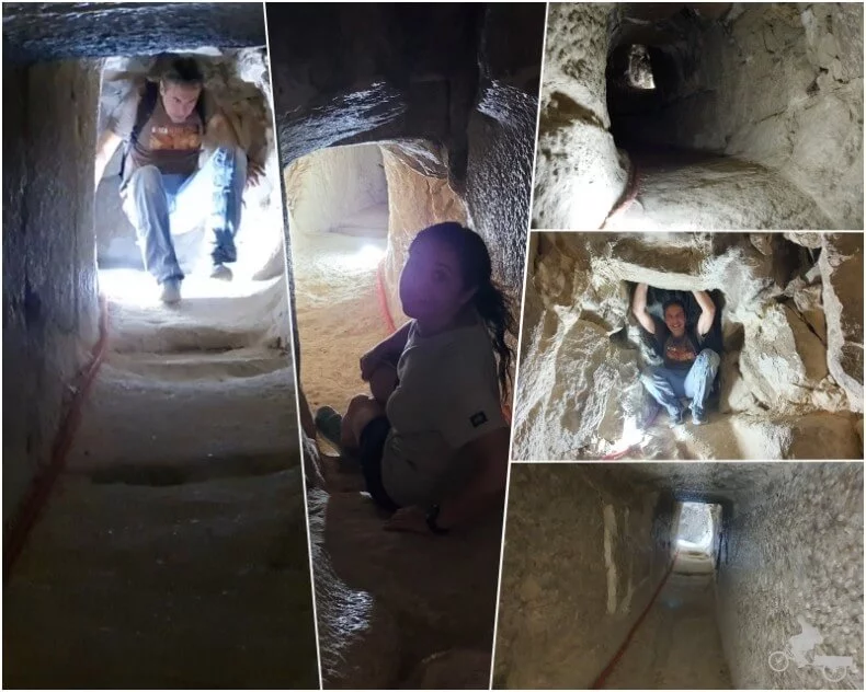 tunel o pasillo de la pirámide Acodada