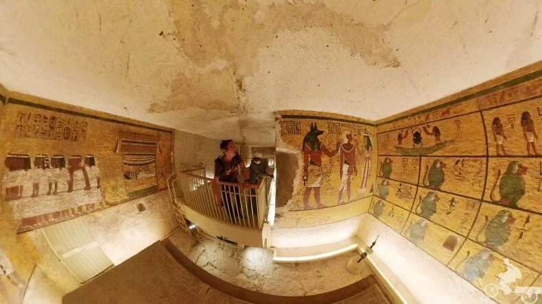 muro oeste camara sarcófago de Tutankhamon