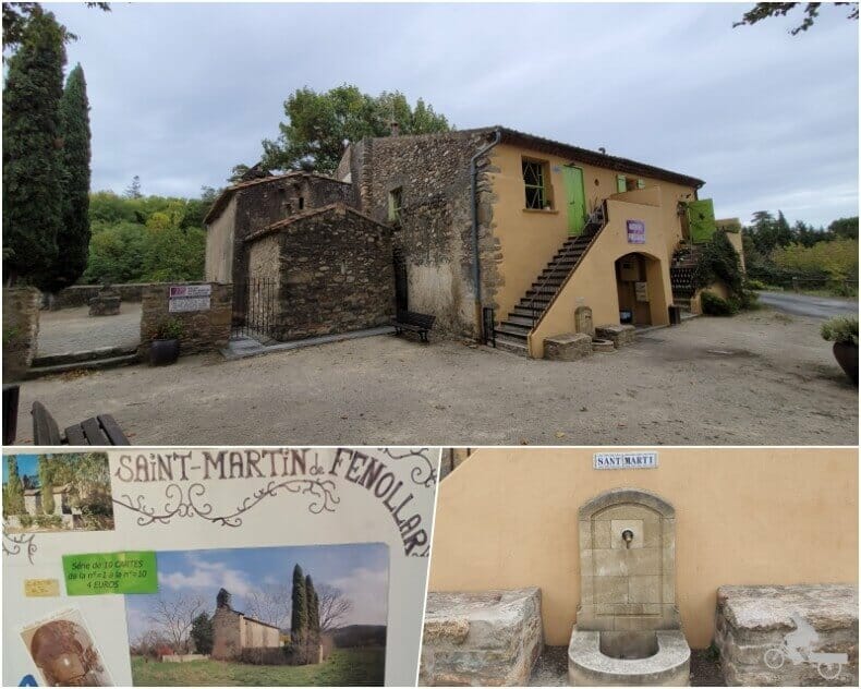 entradas iglesia románica cerca de Le Bolou