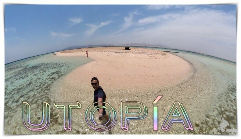 Isla Utopía en el mar Rojo de Egipto