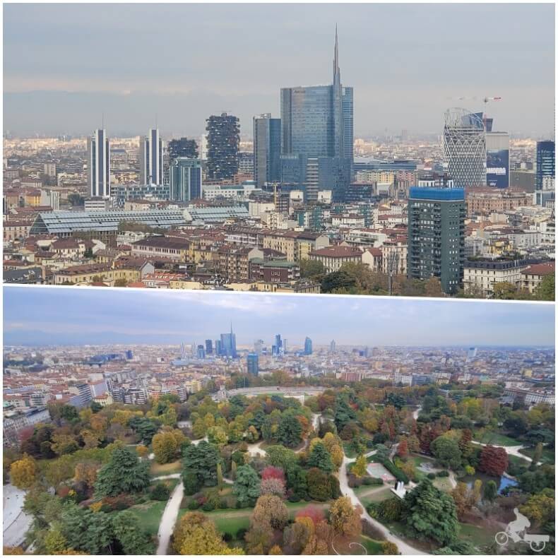 Milan desde la Torre Branca
