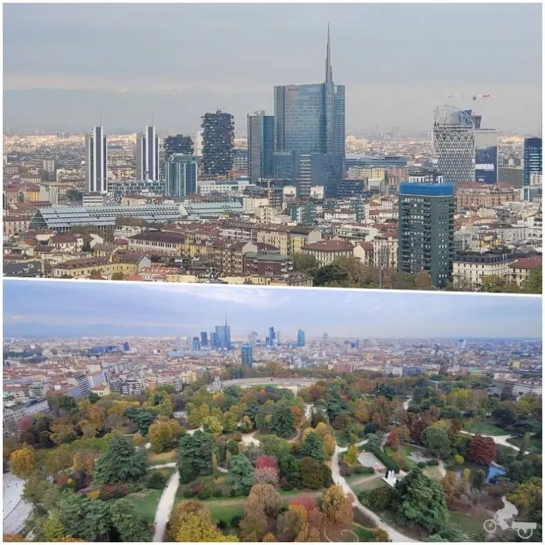 Milan desde la Torre Branca