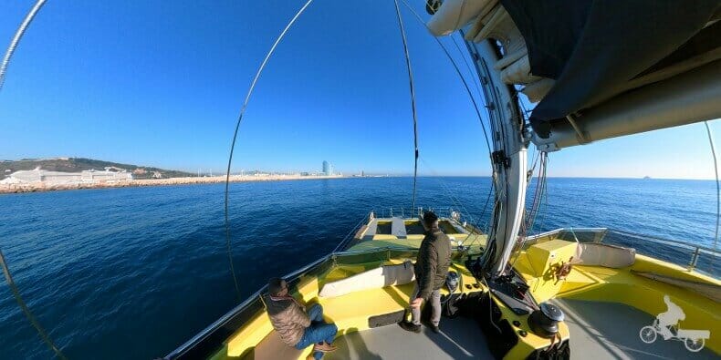 Paseo en catamarán por Barcelona