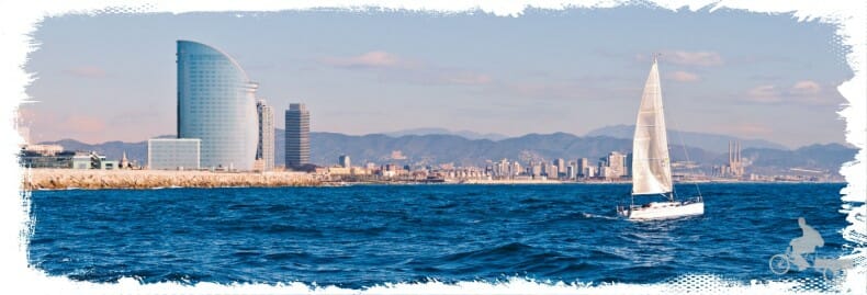 paseo en velero - Actividades en el mar en Barcelona