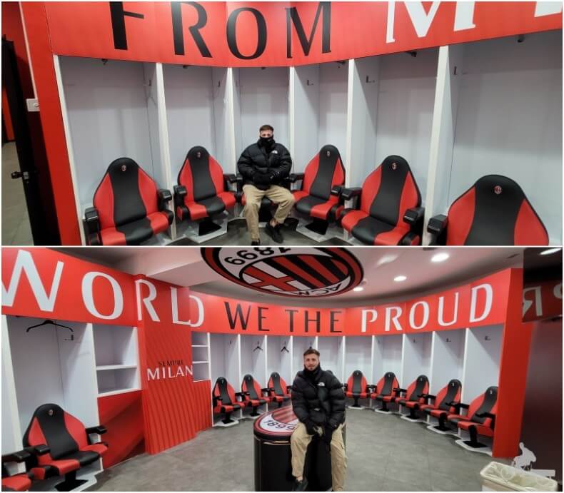 vestuario Milan AC