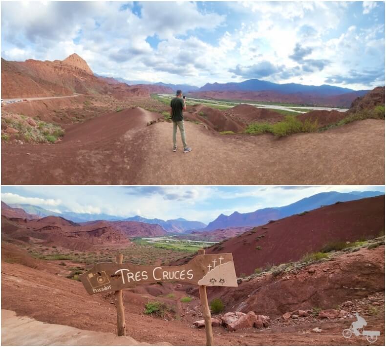 mirador tres cruces Quebrada de las Conchas