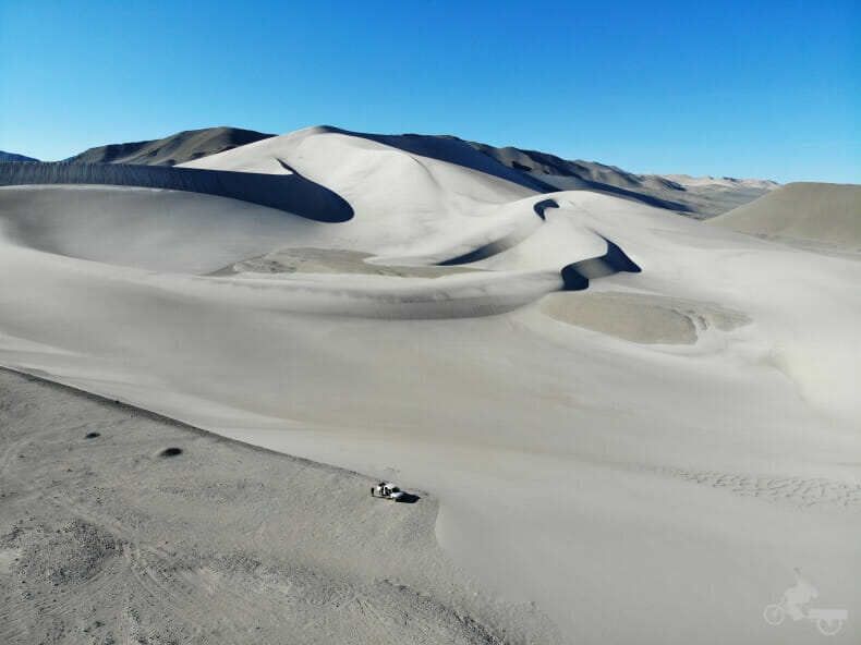Dunas Blancas campos piedra pómez