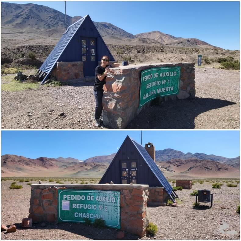 estaciones pedido auxilio en ruta de los Seismiles