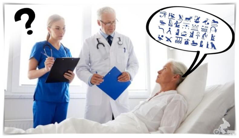 Hospital, médico y paciente