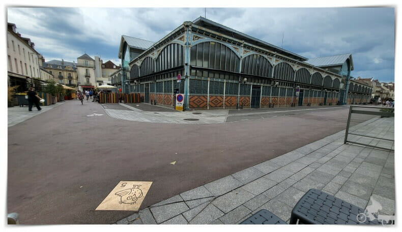 les halles ruta de la lechuza en Dijon